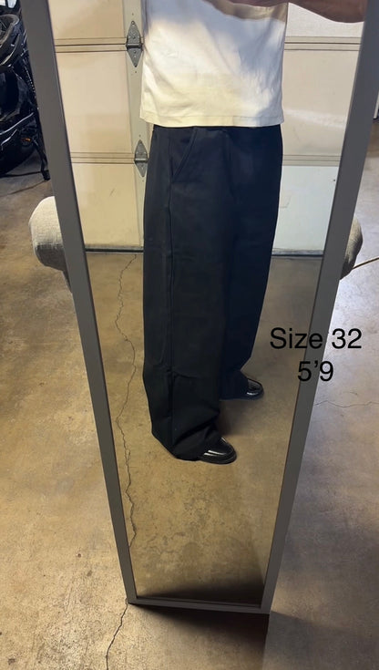 14oz Black Cotton Twill Pants