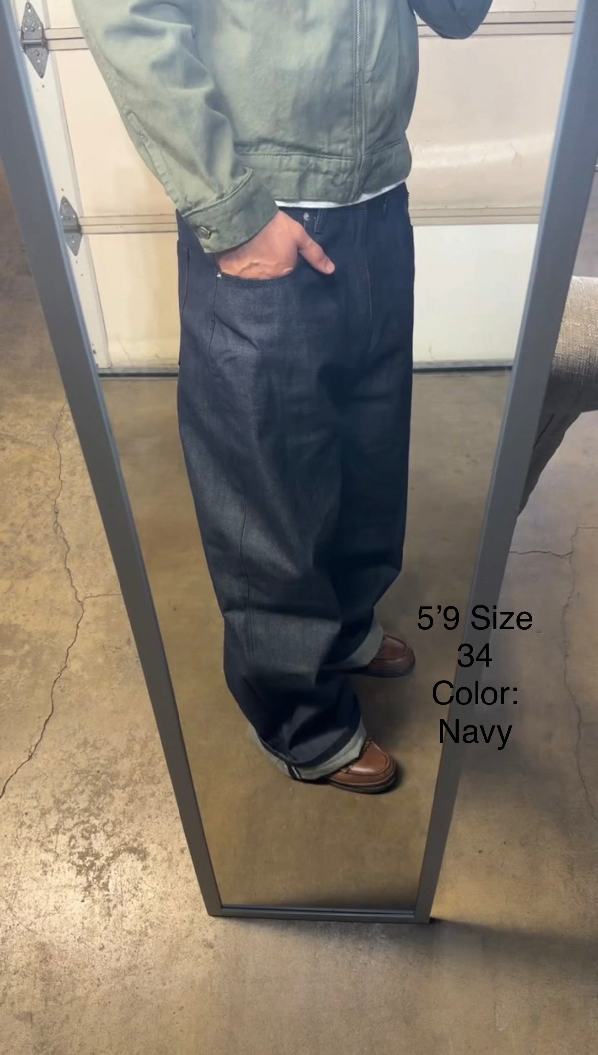 14oz Navy Raw Japanese Denim