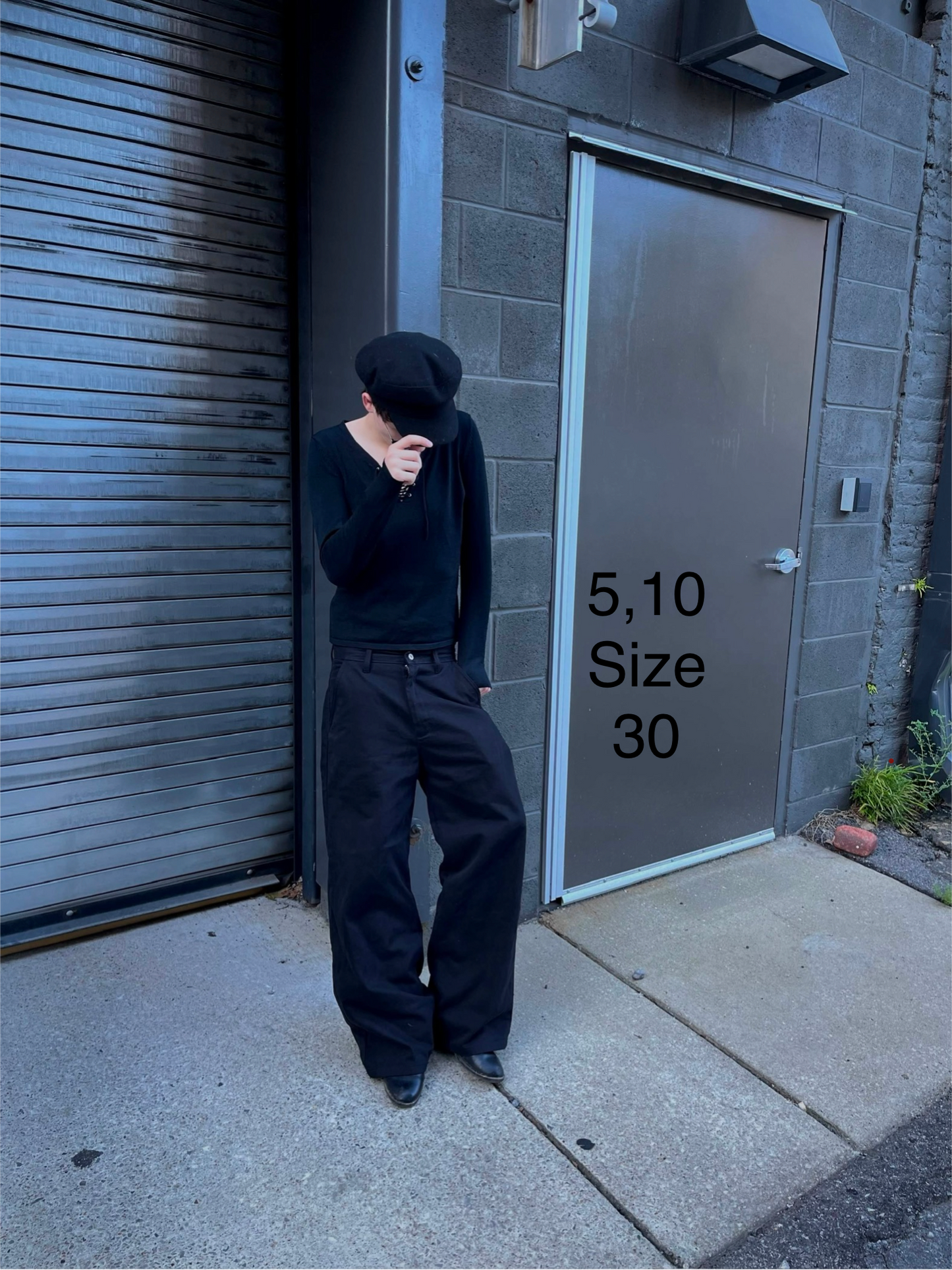 14oz Black Cotton Twill Pants
