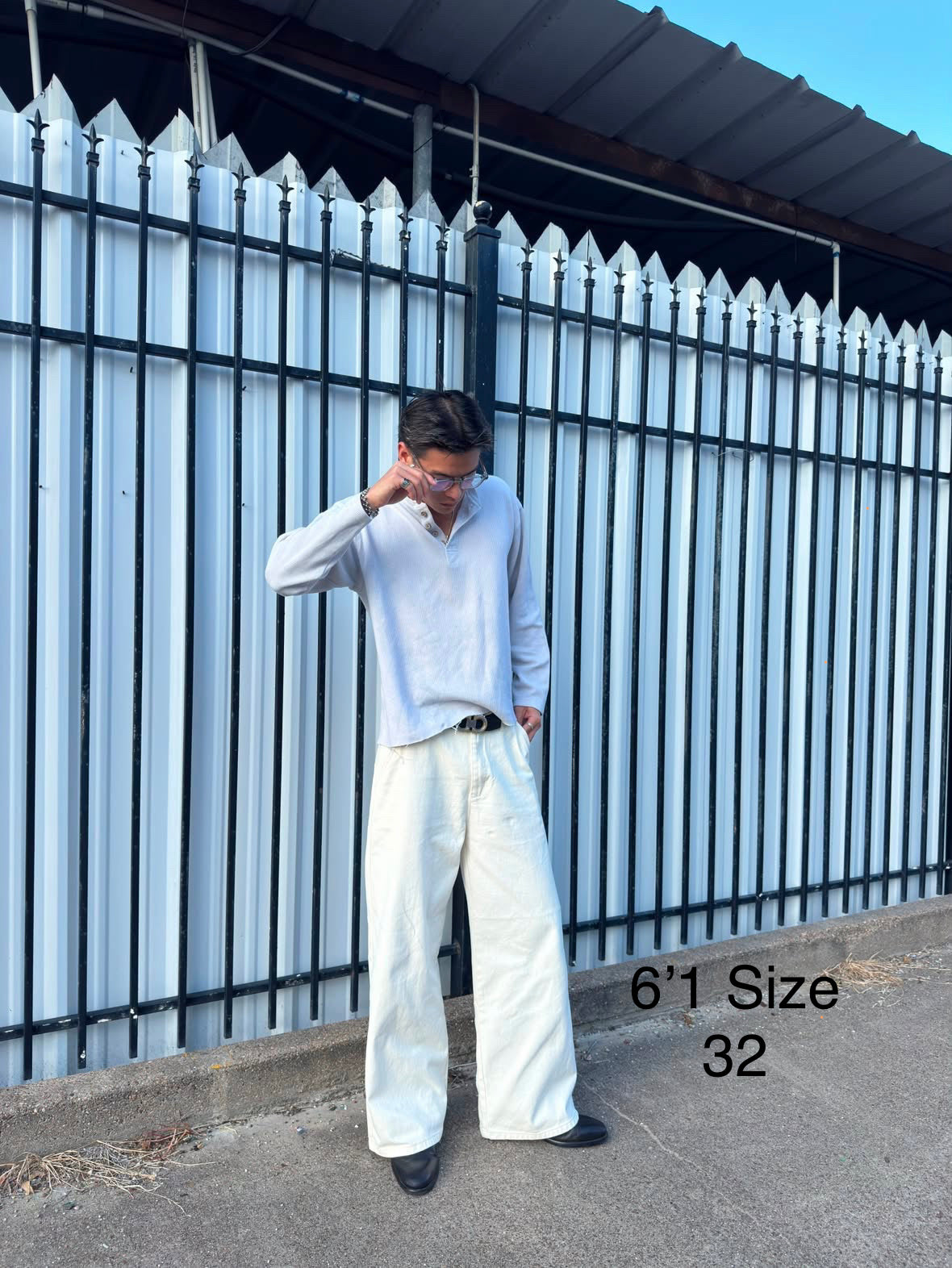 14oz Cream Cotton Twill Pants