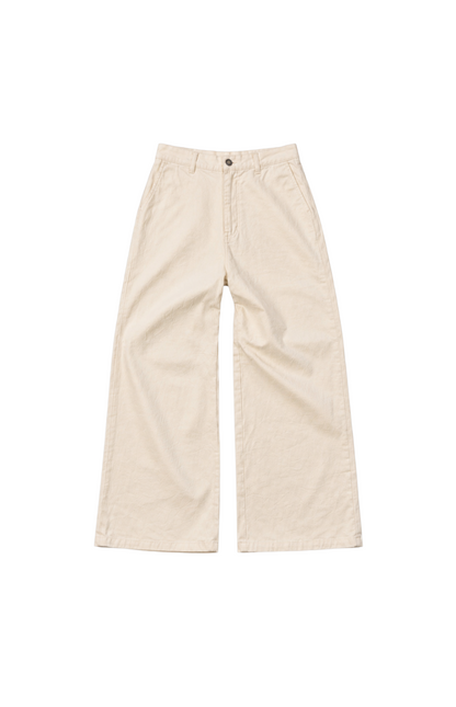 14oz Cream Cotton Twill Pants
