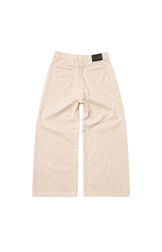 14oz Cream Cotton Twill Pants